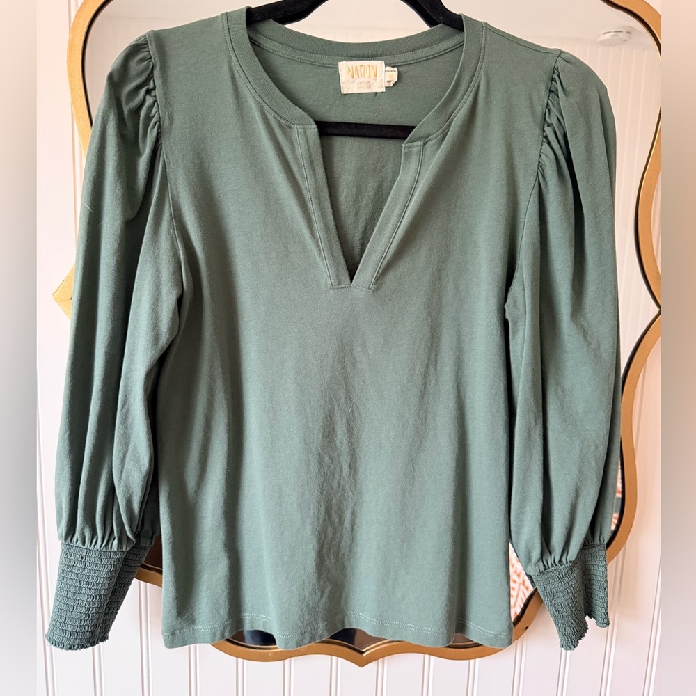 Nation LTD Sage Green Blouse